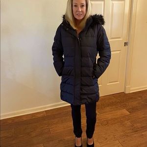 Lands’ End Down Filled Long Coat